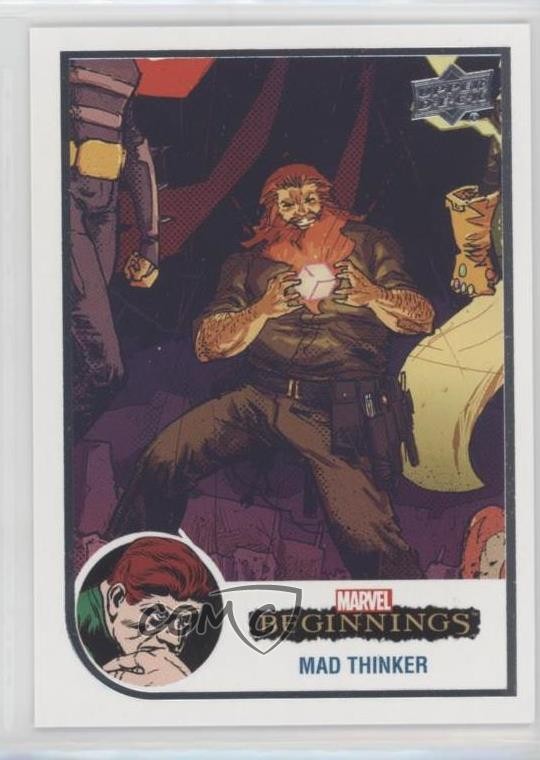 2022 Upper Deck Marvel Beginnings Vol 2 Series 1 Mad Thinker #13 2o7