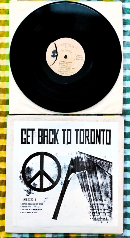 Beatles Get Back To Toronto Vinile Raro Stampa USA 1972