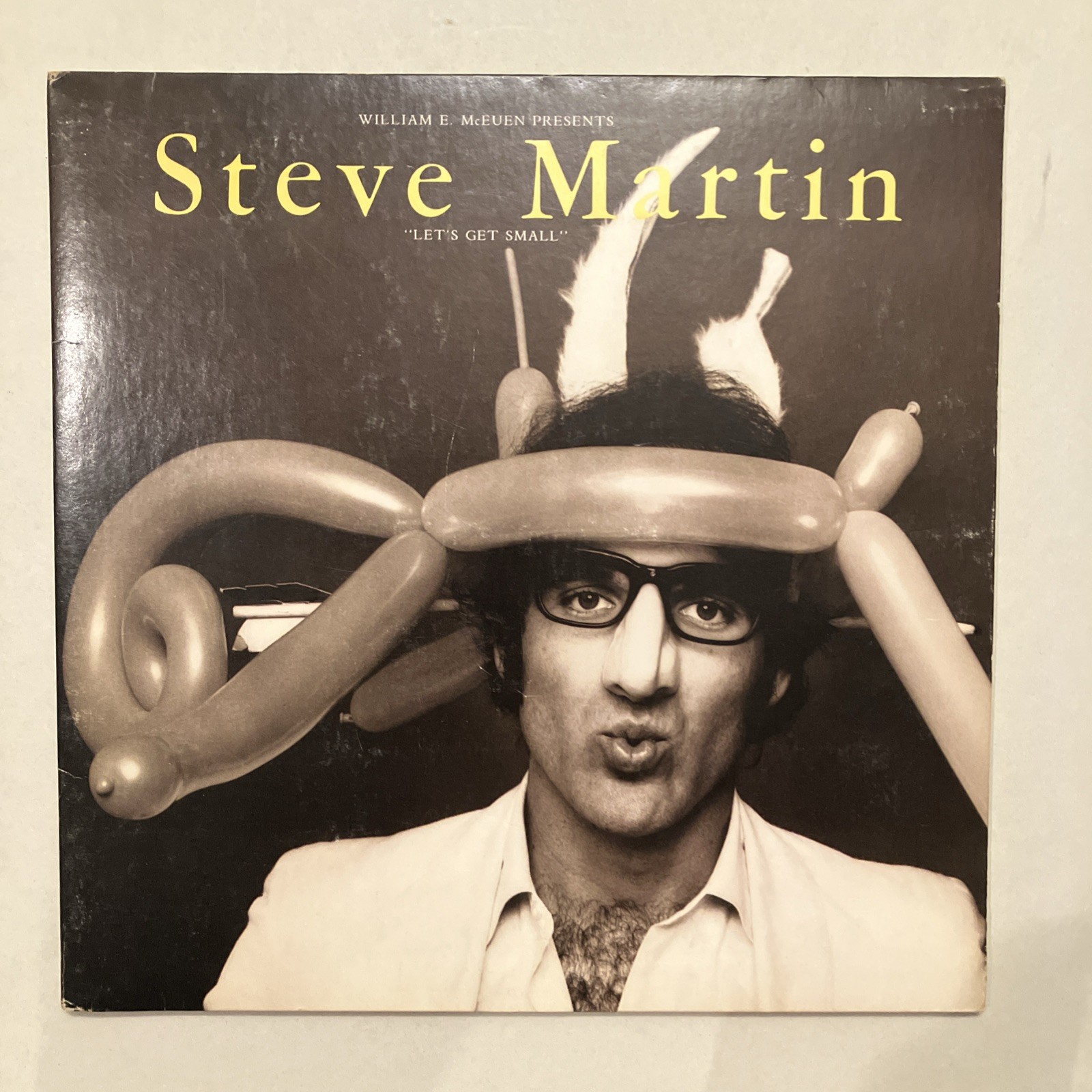 Steve Martin Let's Get Small Warner Brothers LP - BSK 3090 1977 1st Pressing VG+