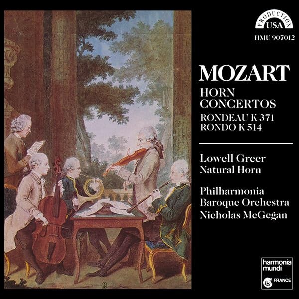 Wolfgang Amadeus Mozart, Lowell Greer, Nicholas McGegan, Philha - CD - Very Good