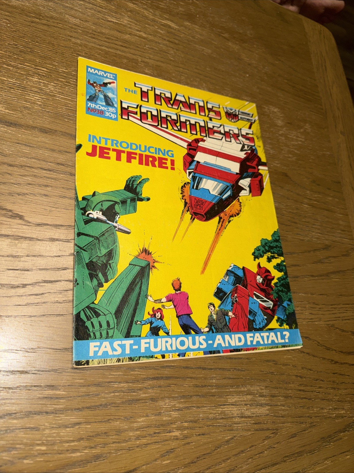 Transformers Marvel UK issue number 38 7th December 1985