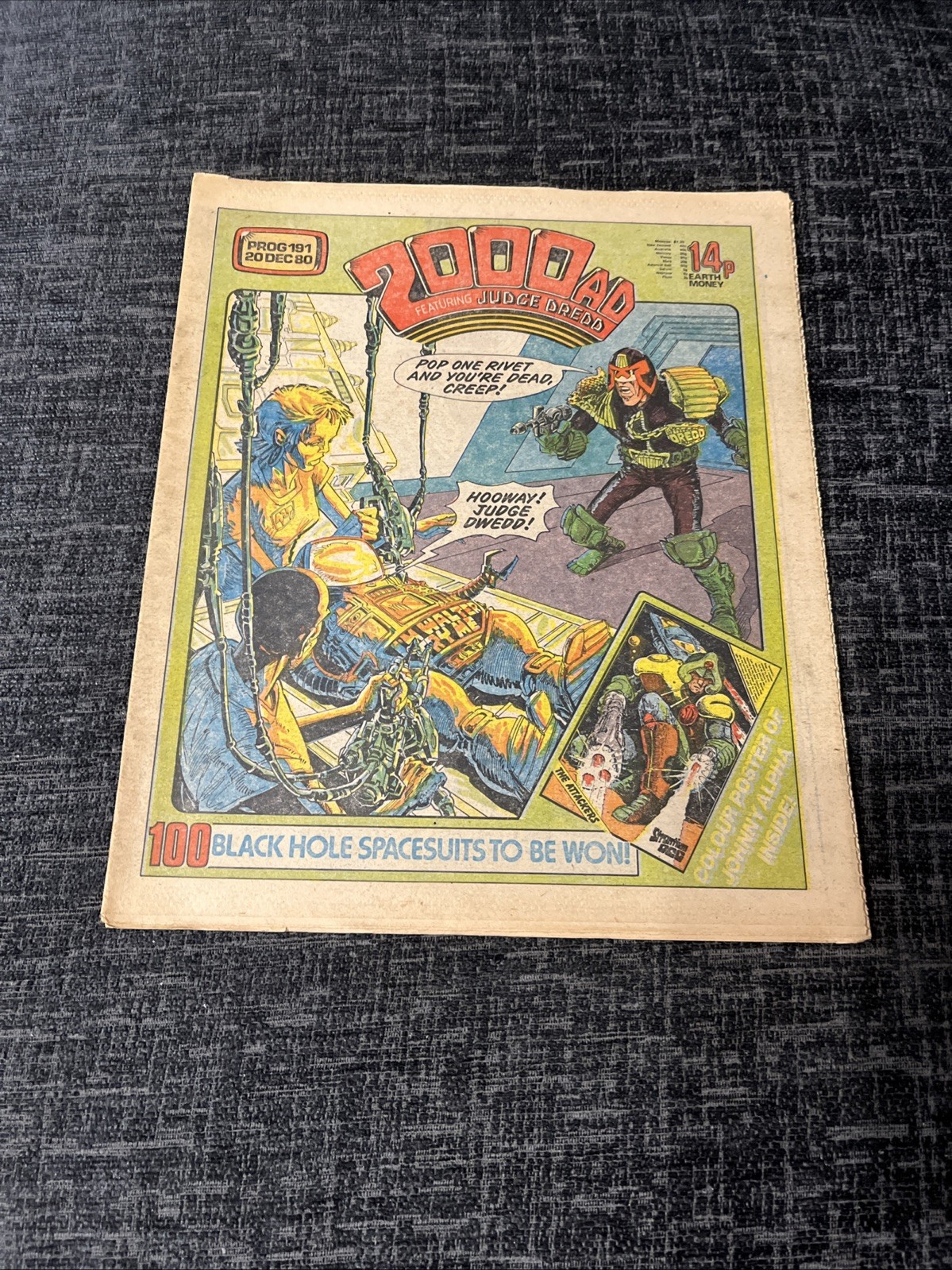 2000AD Comic - Prog 191 - 20 Dec 1980