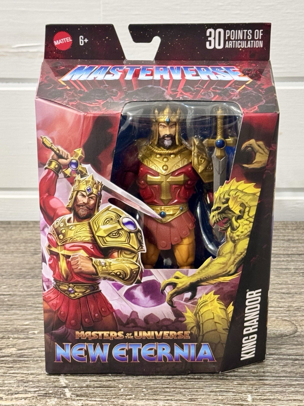 WB Mattel Masters of the Universe Masterverse New Eternia King Randor Brand New