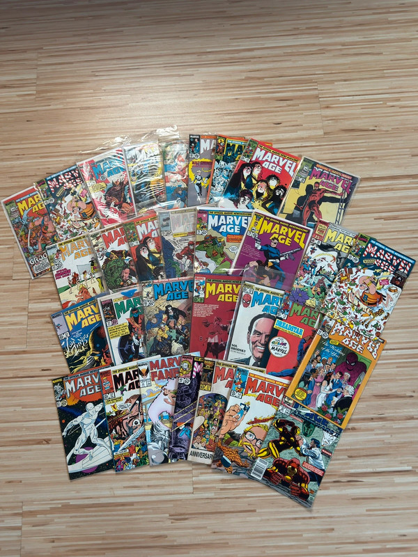 Sammlung Marvel Age Comics - ältere Hefte