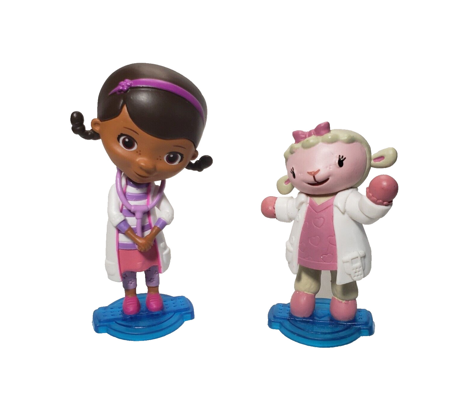 Cappotto da laboratorio Disney Doc McStuffins e Lambie Just Play figure cake topper