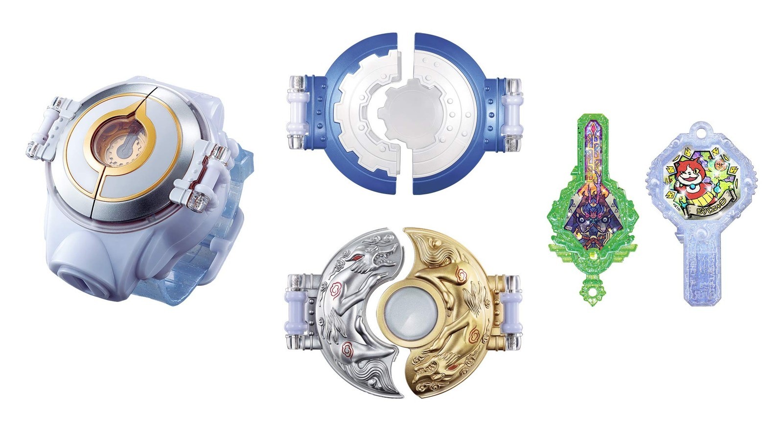 Bandai - Yo-Kai Watch DX Elda Zero & God set completo
