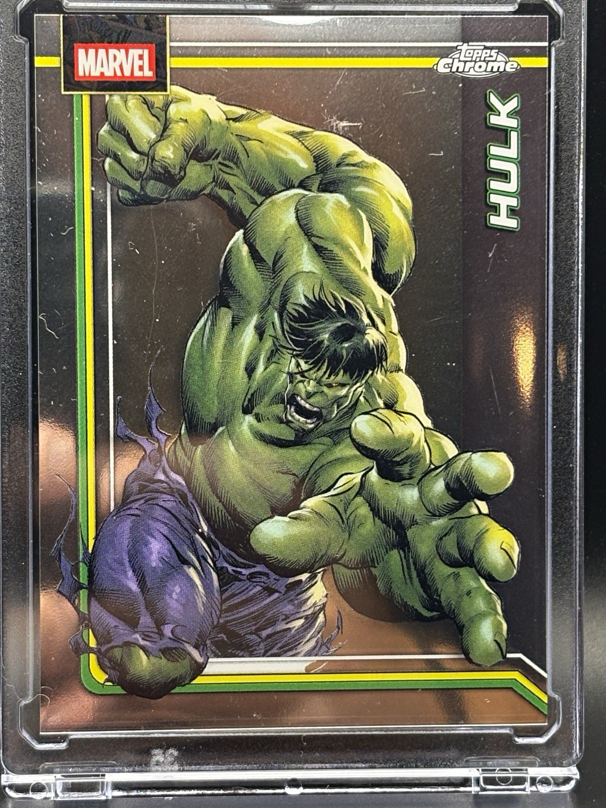 Topps Chrome Marvel Hulk (Bruce Banner) #050 Base Set Card 2026