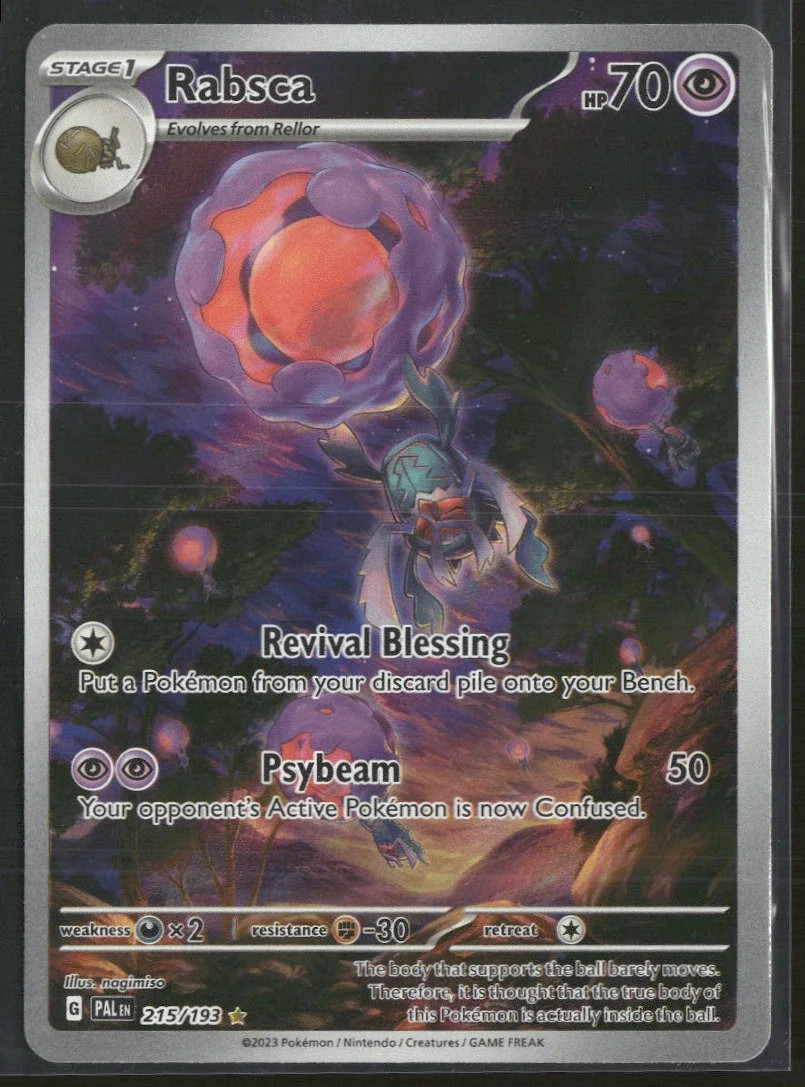 Pokemon Rabsca 215/193 Paldea Evolved SV02 NM TCG