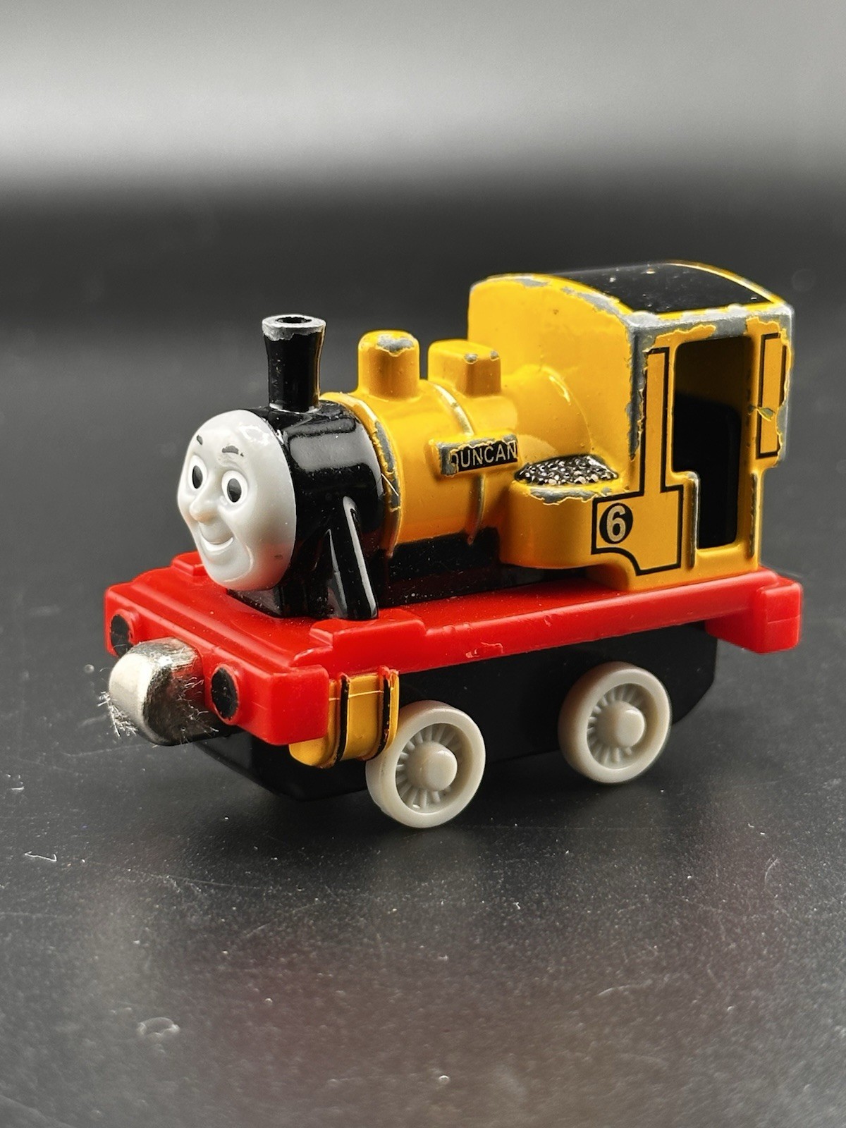 Trenino Thomas & Friends Take n Play Along Duncan 2002 vintage pressofuso LEGGI motore