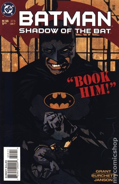 Batman L'Ombra del Pipistrello #55 VF 1996 Immagine Stock