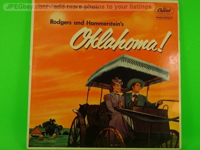 VARIOUS ARTISTS ORIGINAL SOUNDTRACK OKLAHOMA (485) 12 Track LP including Picture