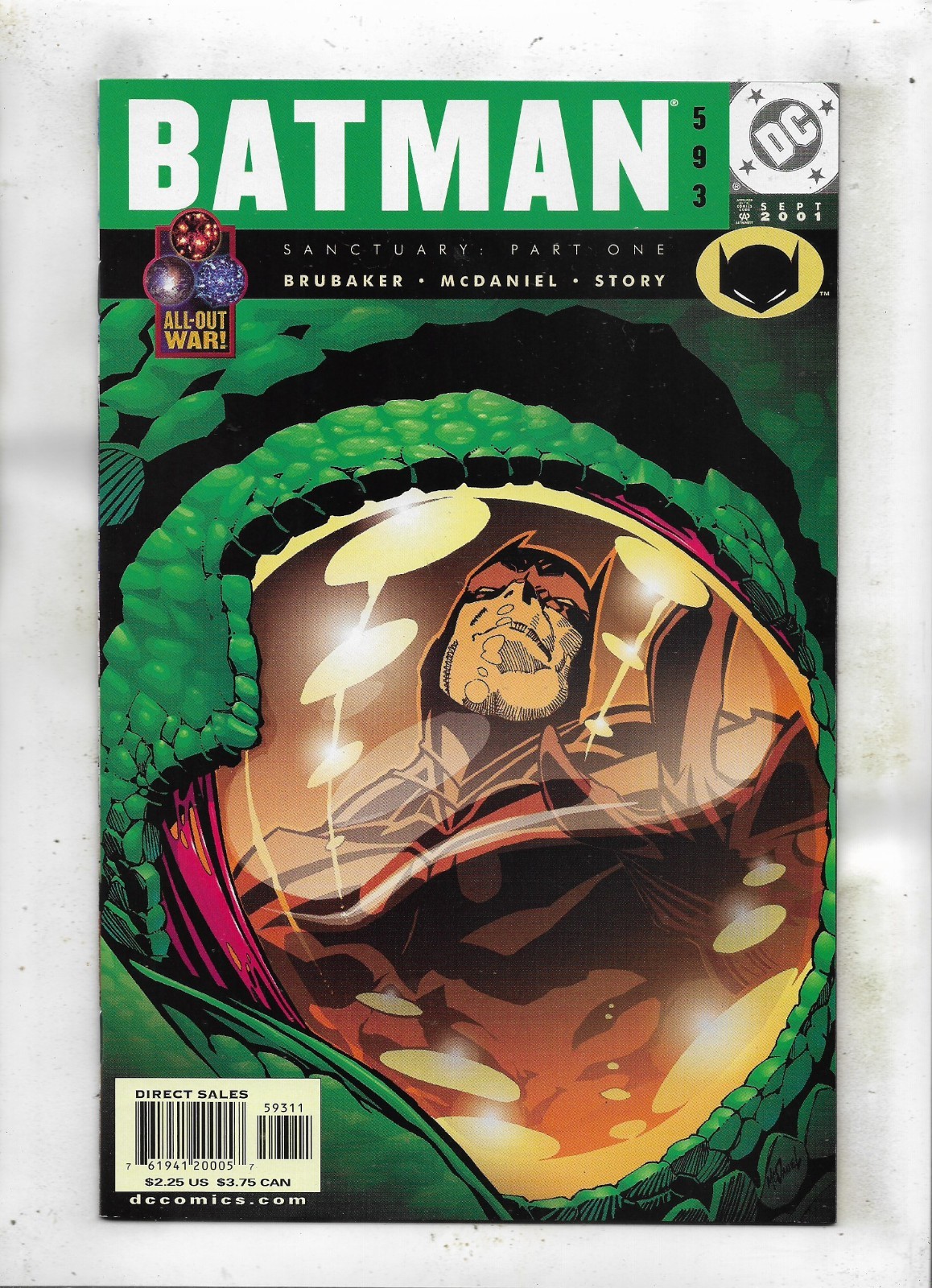 Batman 2001 #593 molto bello/quasi come nuovo