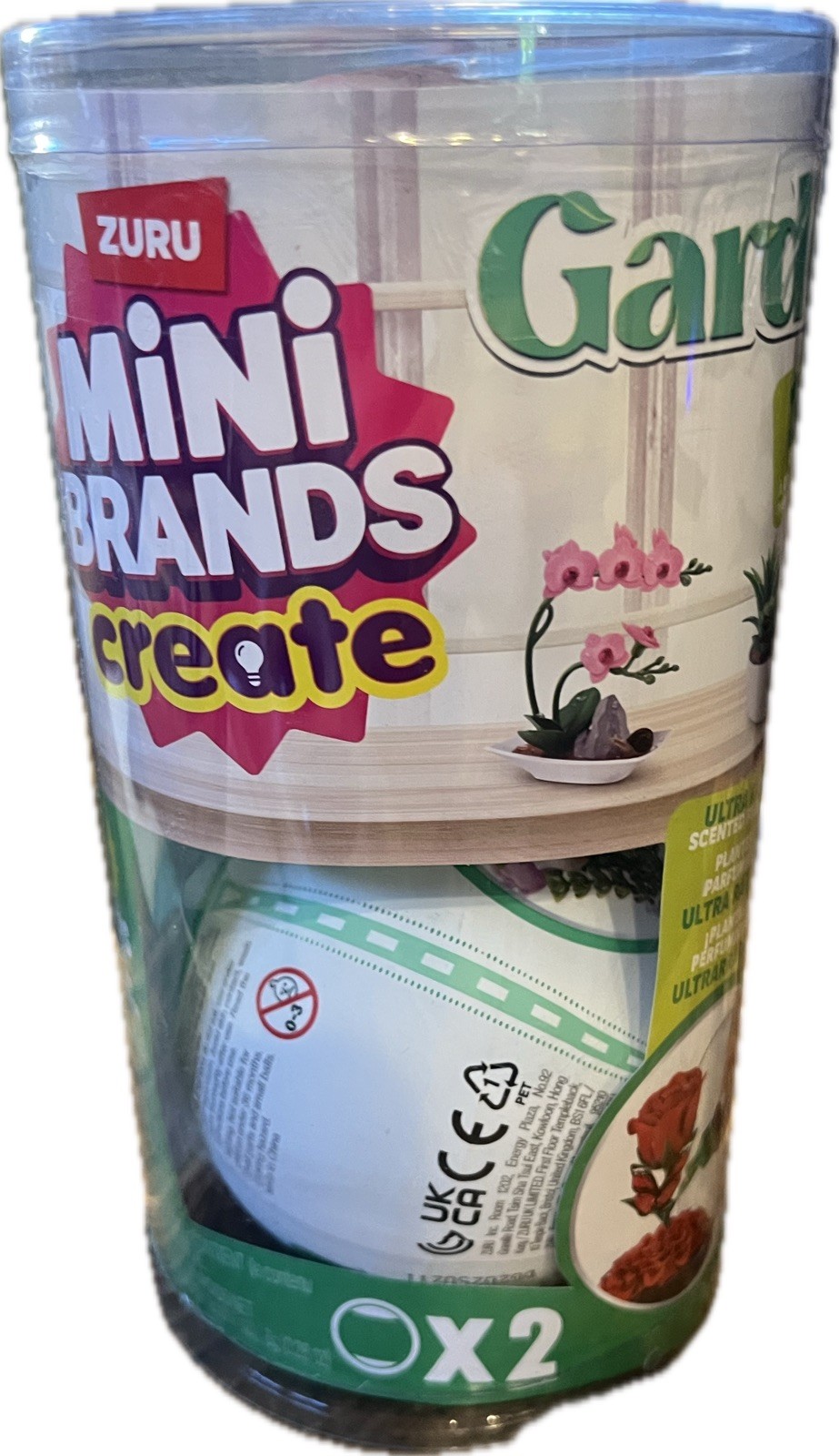 ZURU Mini Brands Crea Capsule Giardino Confezione da 2: Mystery Botanical Collectibles 