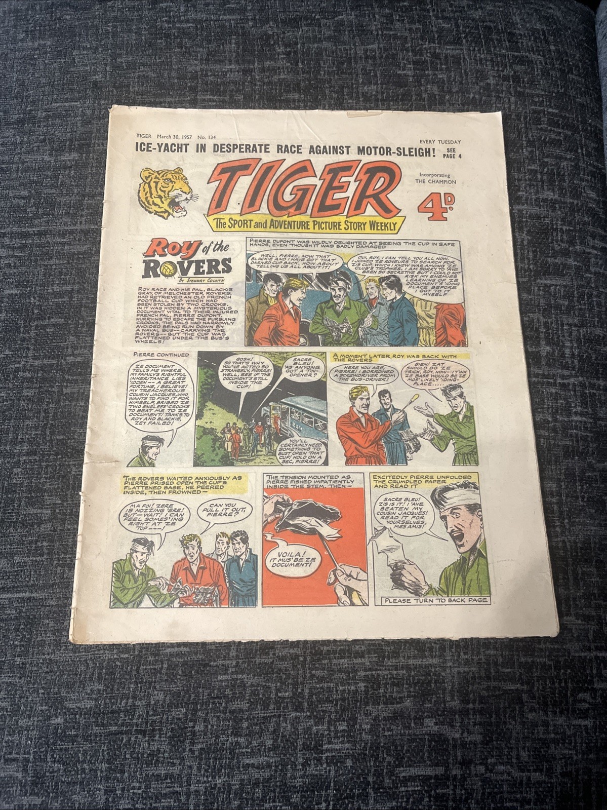 Tiger Comic - #134 - 30 March 1957