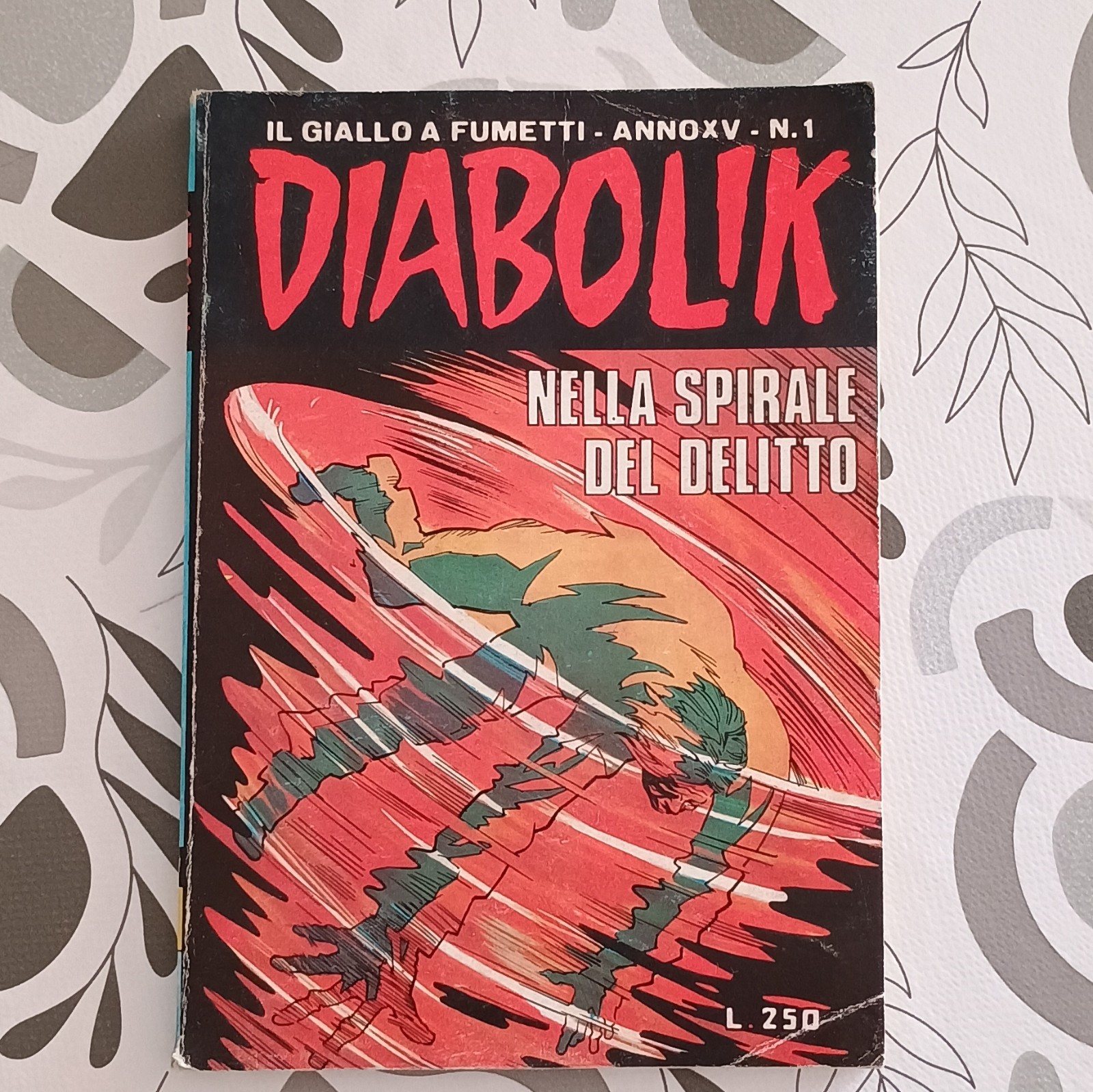 Astorina Diabolik n. 1 Anno XV (1976) "Nella spirale del delitto"