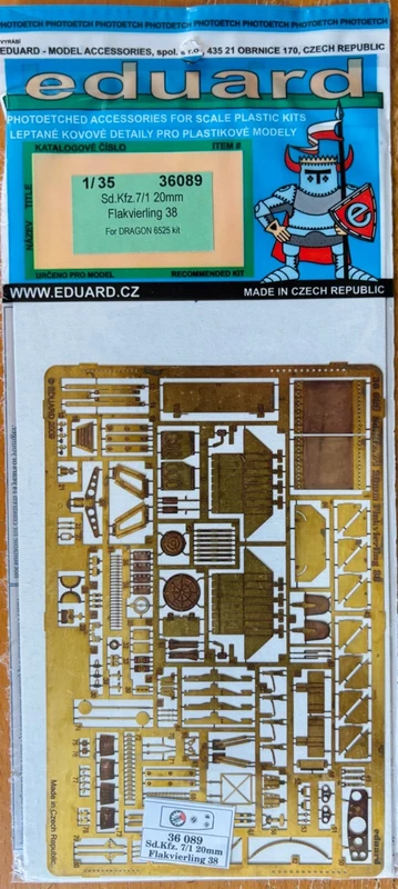 1/35 Eduard Sd.Kfz. 7/1 20mm Flakvierling 38