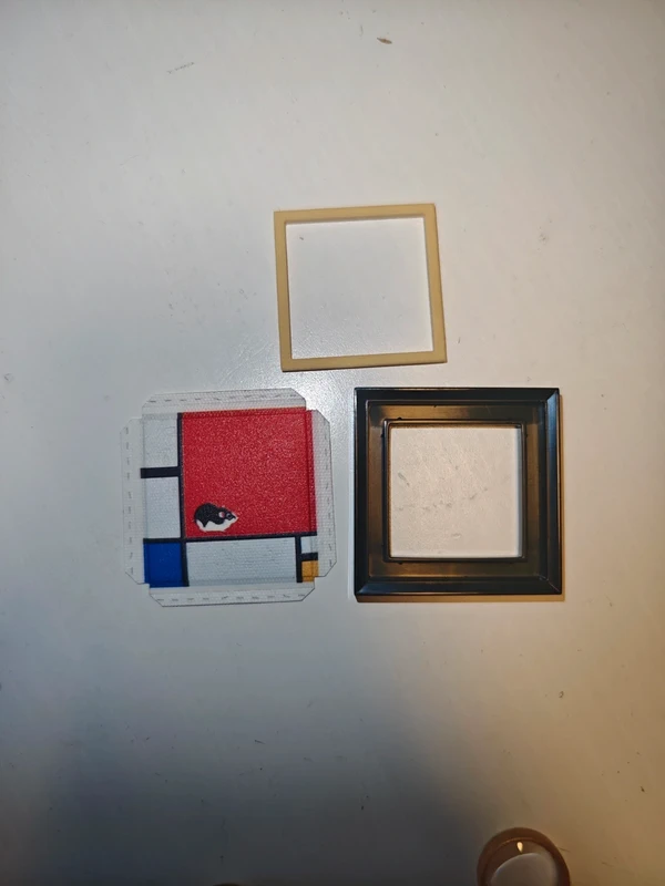 Zuru mini brands masterpieces - Composition with Red, Blue, and Yellow and Mouse – spoof