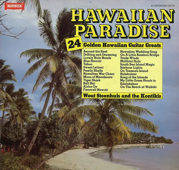 Wout Steenhuis & The Kontikis Hawaiian Paradise LP in Vinile 33 U/min