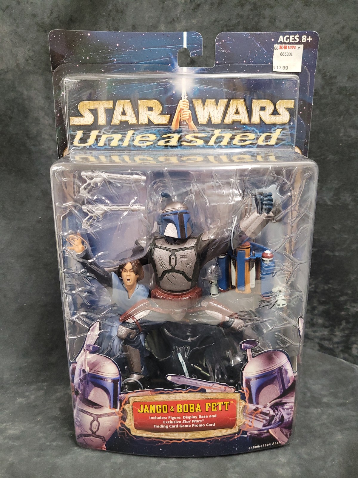 ACTION FIGURE SCULTURA STAR WARS SCATENATA JANGO & BOBA FETT