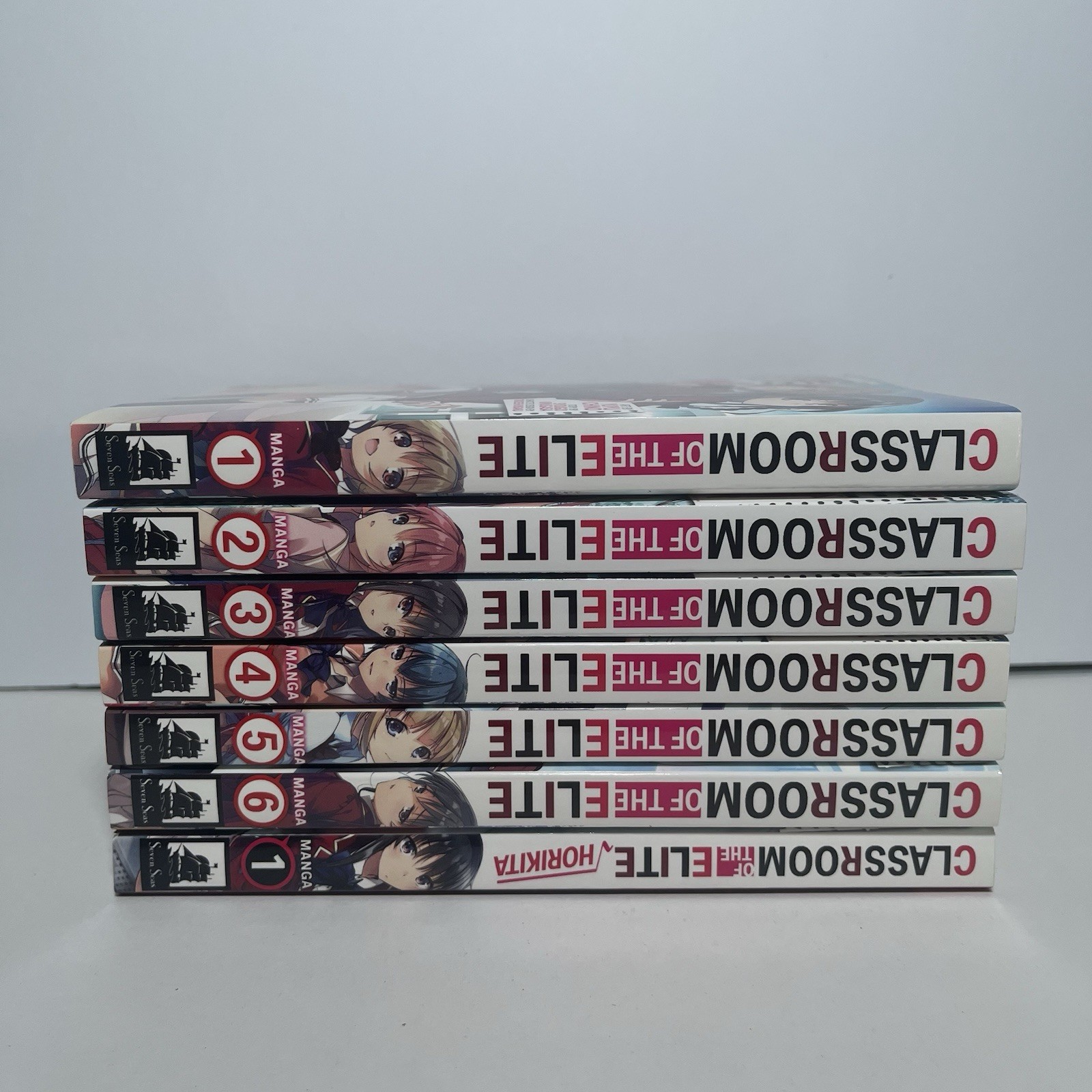 Classroom of the Elite Manga vol 1-6 + Horikita