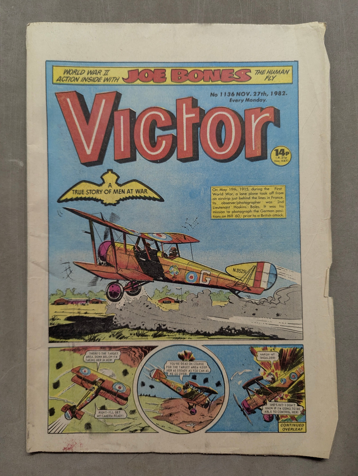 The Victor Comic, No 1136, November 27th 1982.