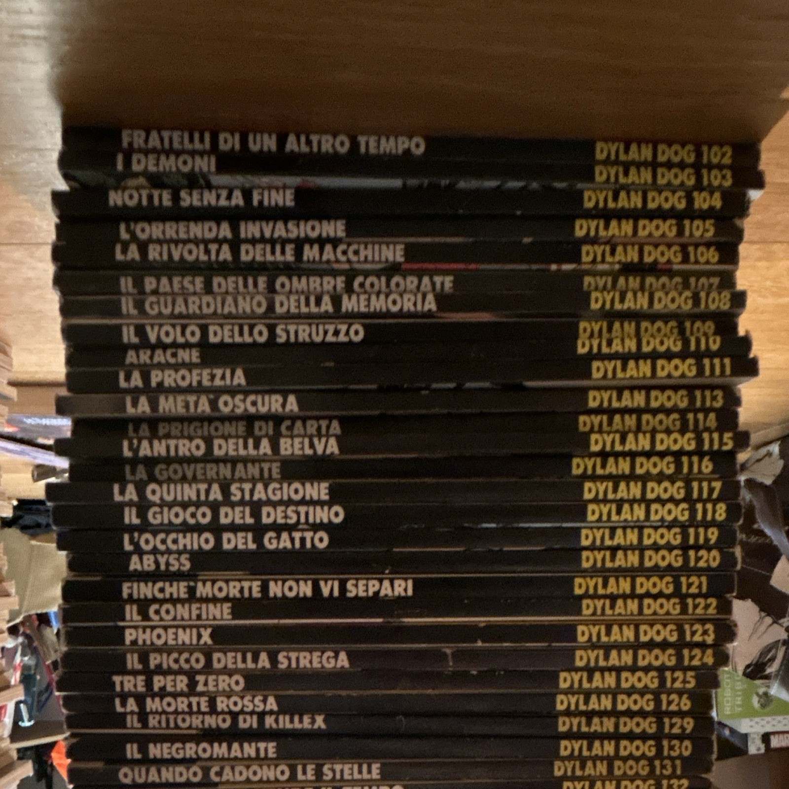 Sergio Bonelli Dylan Dog lotto dal 102 al 150. Mancanti: 112, 127, 128, 140, 142