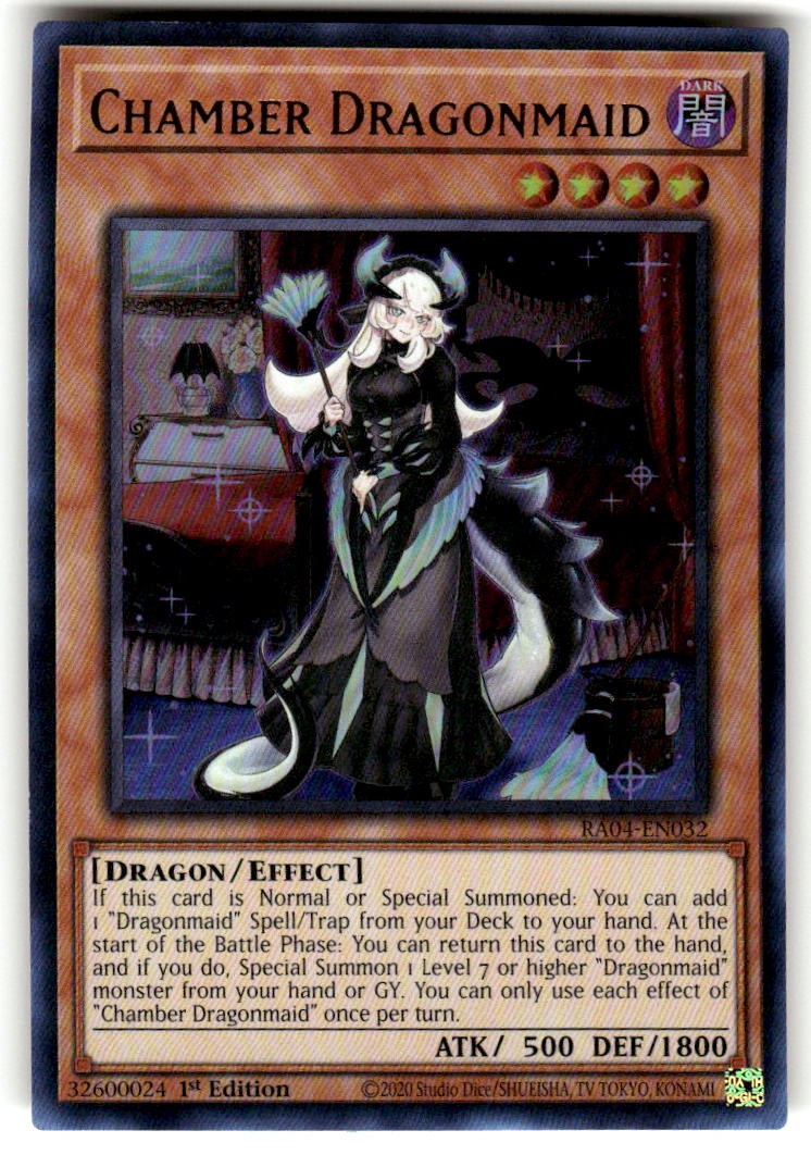 Chamber Dragonmaid (UR) Rarissima Quarter Century Stampede RA04-EN032 NM