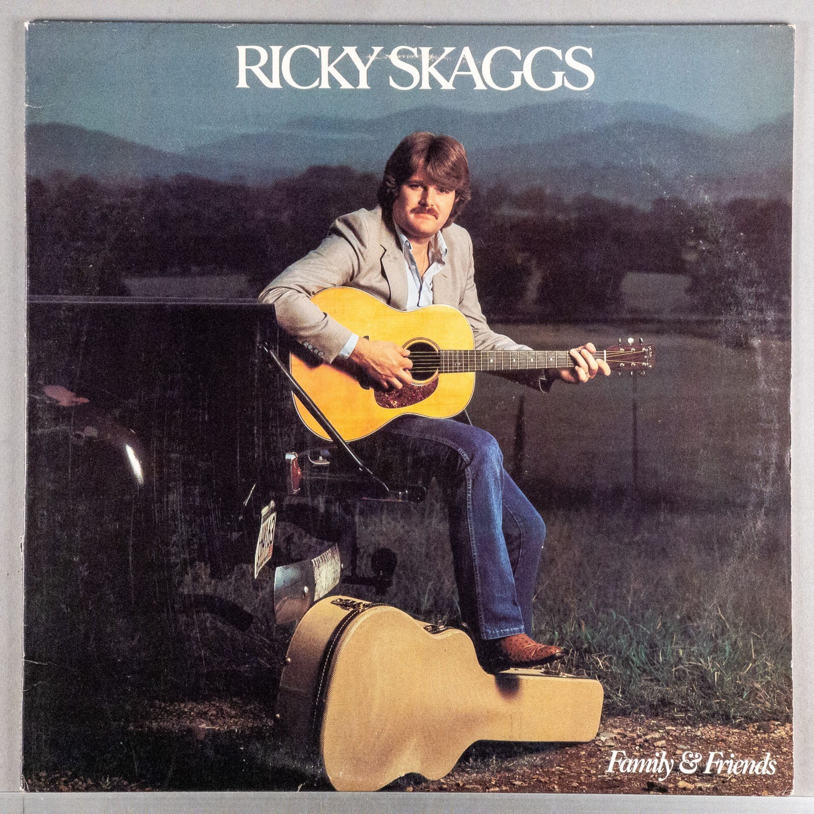 RICKY SKAGGS Family & Friends 1982 LP Vinyl Record Album : VG+/VG+ 0151