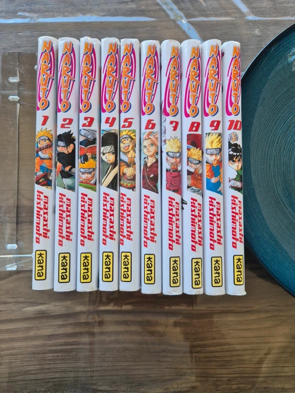 Lot Mangas Naruto - Tomes 1 à 10 (Éditions Kana / Version Française)