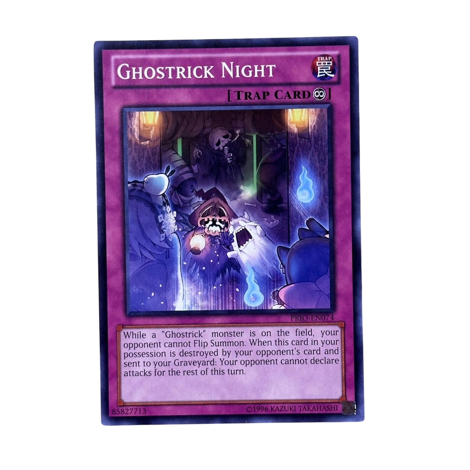 Yu-Gi-Oh! Trading Card Ghostrick Night PRIO-EN074 1° Edizione Trappola Continua