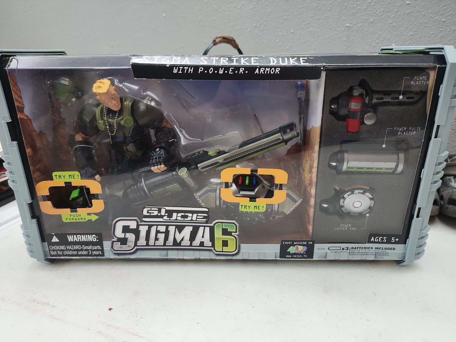 G.I. Joe Sigma 6 Sigma Strike Duke With P.O.W.E.R Armor New Free Ship