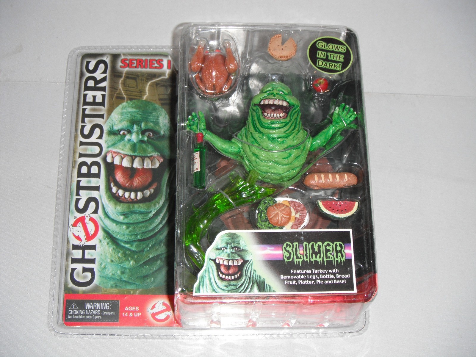NECA Reel Toys GHOSTBUSTERS Serie 1 SLIMER Figura Glow-in-the-Dark 2004