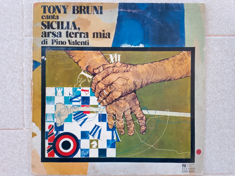 Lp 33giri- Tony bruni - canta sicilia arsa terra mia  di Pino valenti