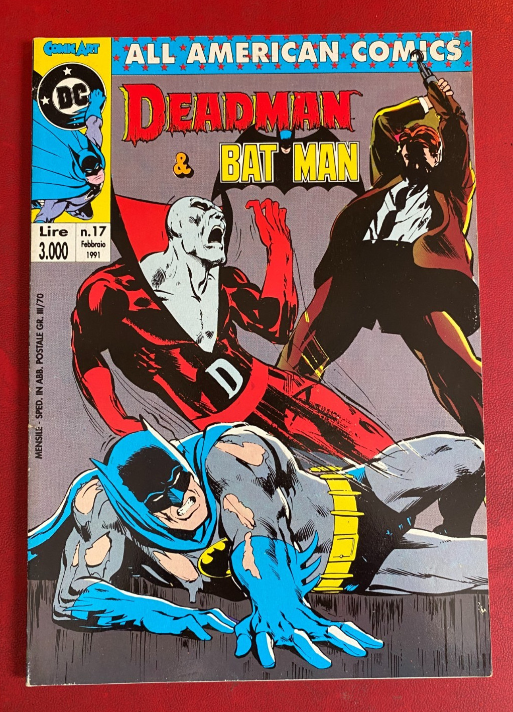 ALL AMERICAN COMICS n. 17 DEADMAN & BATMAN Comic Art (1991) Fumetto DC OTTIMO