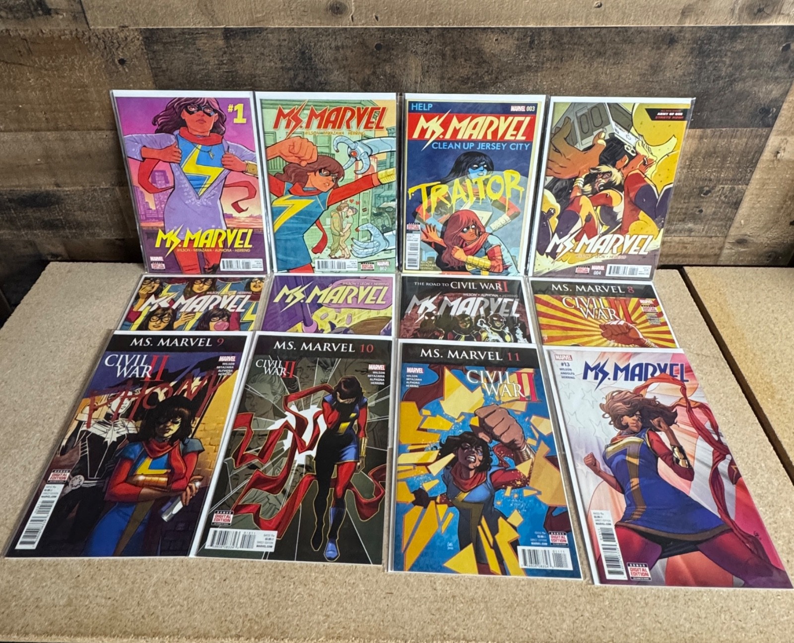 Set fumetti Ms. Marvel 1-28 (mancano 12) - Marvel Comics 2016