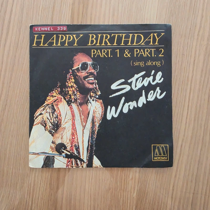 Disque vinyle 45t stevie wonder