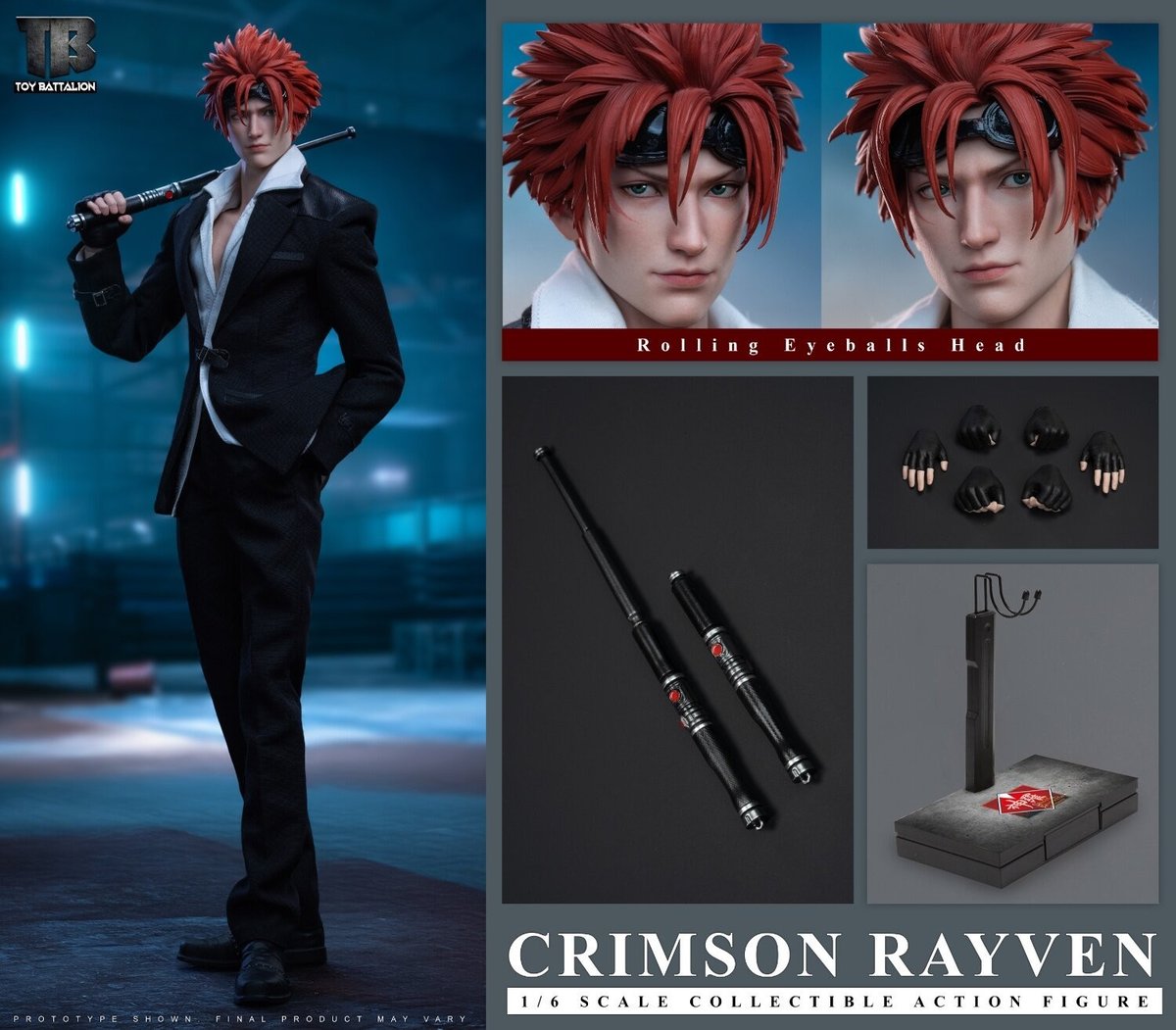 TOYS BATTALION TB029 1/6 Modellino anime Crimson Rayven