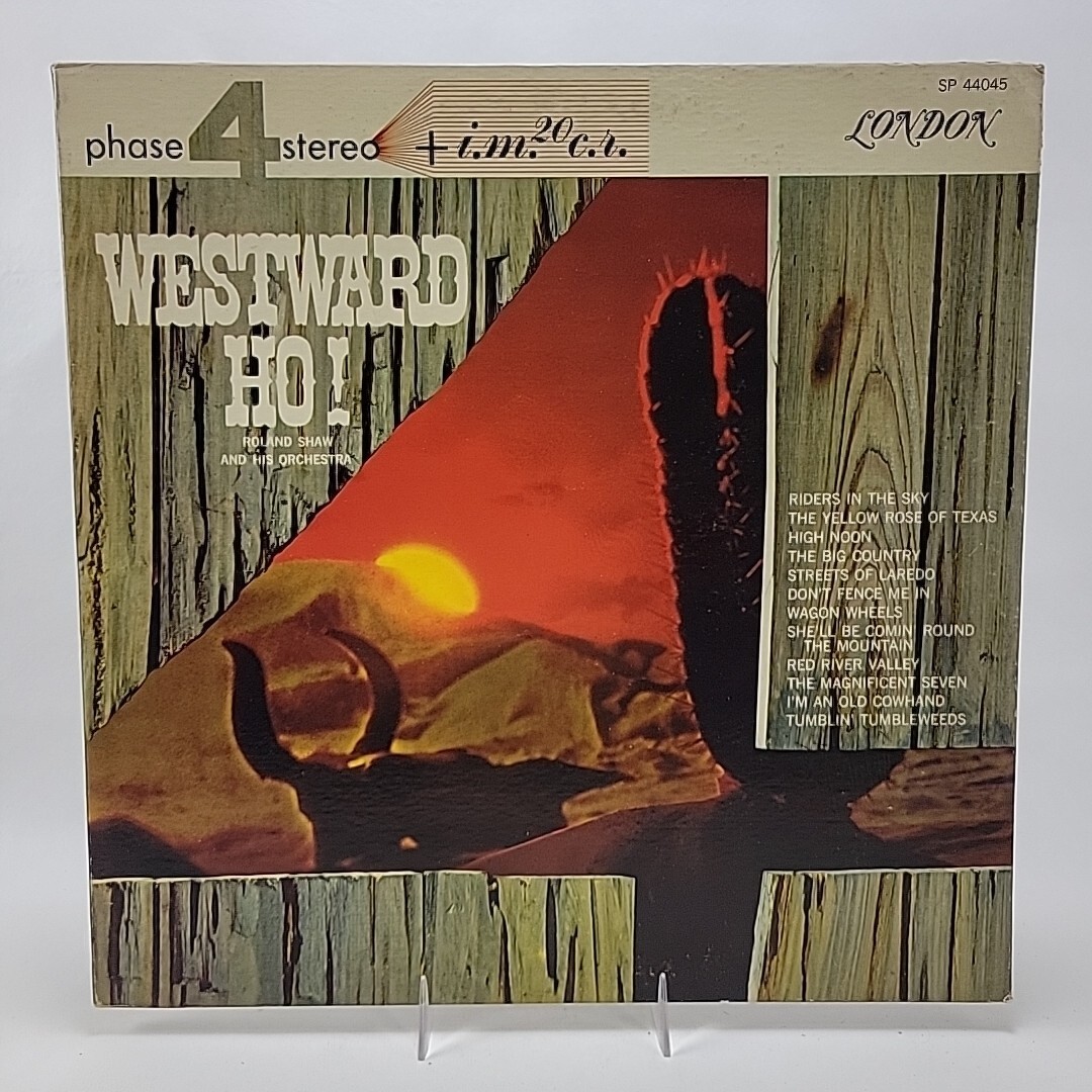 Roland Shaw And His Orchestra Westward HO ! LP  LONDON SP 44045 