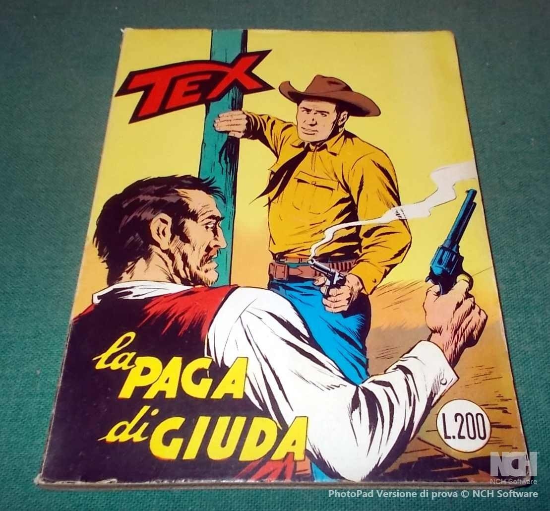 TEX n. 106 con lire 200 originale Prima edizione Agosto 1969 edizioni Araldo