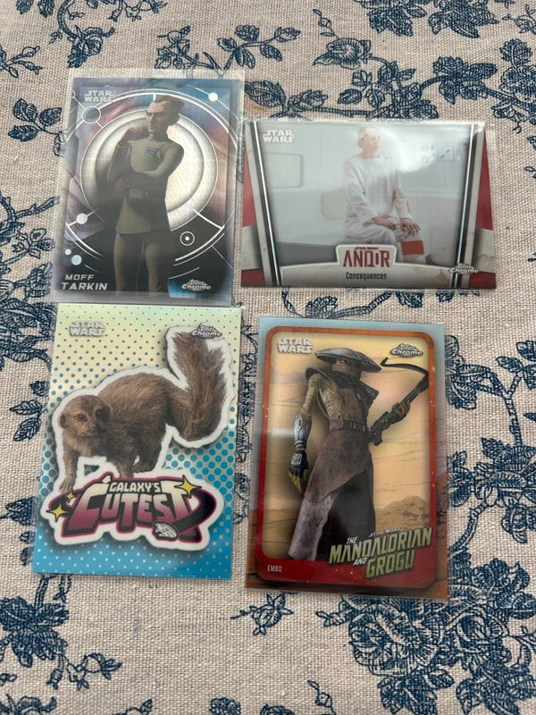 2026 Topps chrome Star wars lot X4