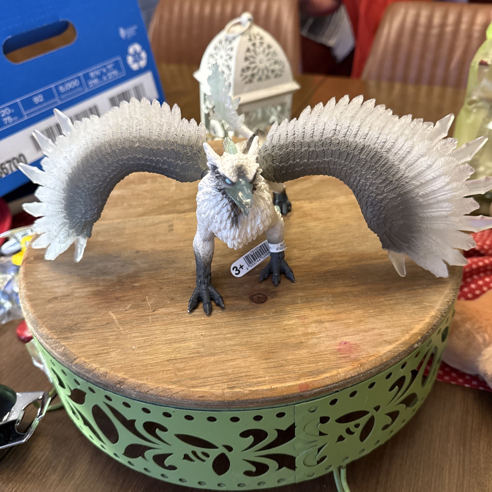 Schleich Eldrador Ice Griffin Figure 13" Fantasy Creature Giocattolo, Nuovo!