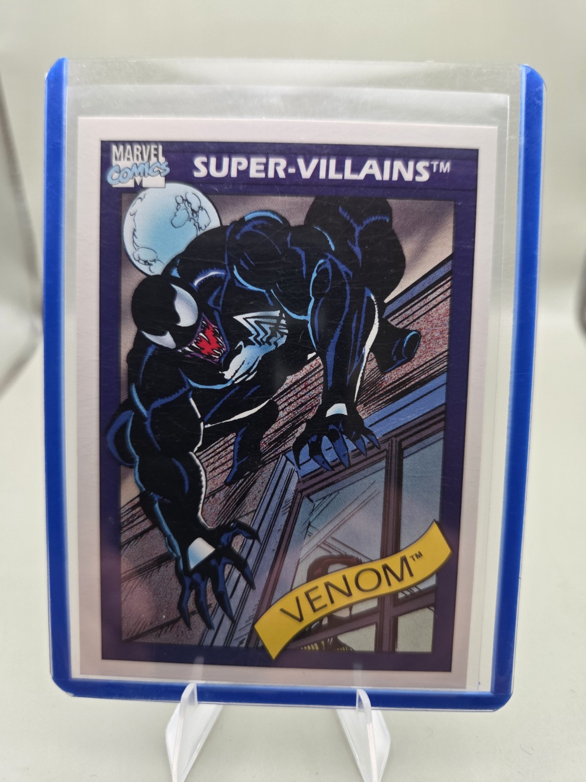 Impel 1990 Marvel Comics Super-Villains Base Set Venom #73 Trading Card
