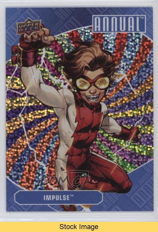 2023-24 Upper Deck DC Annuale Colore Ruota Sparkle Impulse #18 LEGGI 1je9