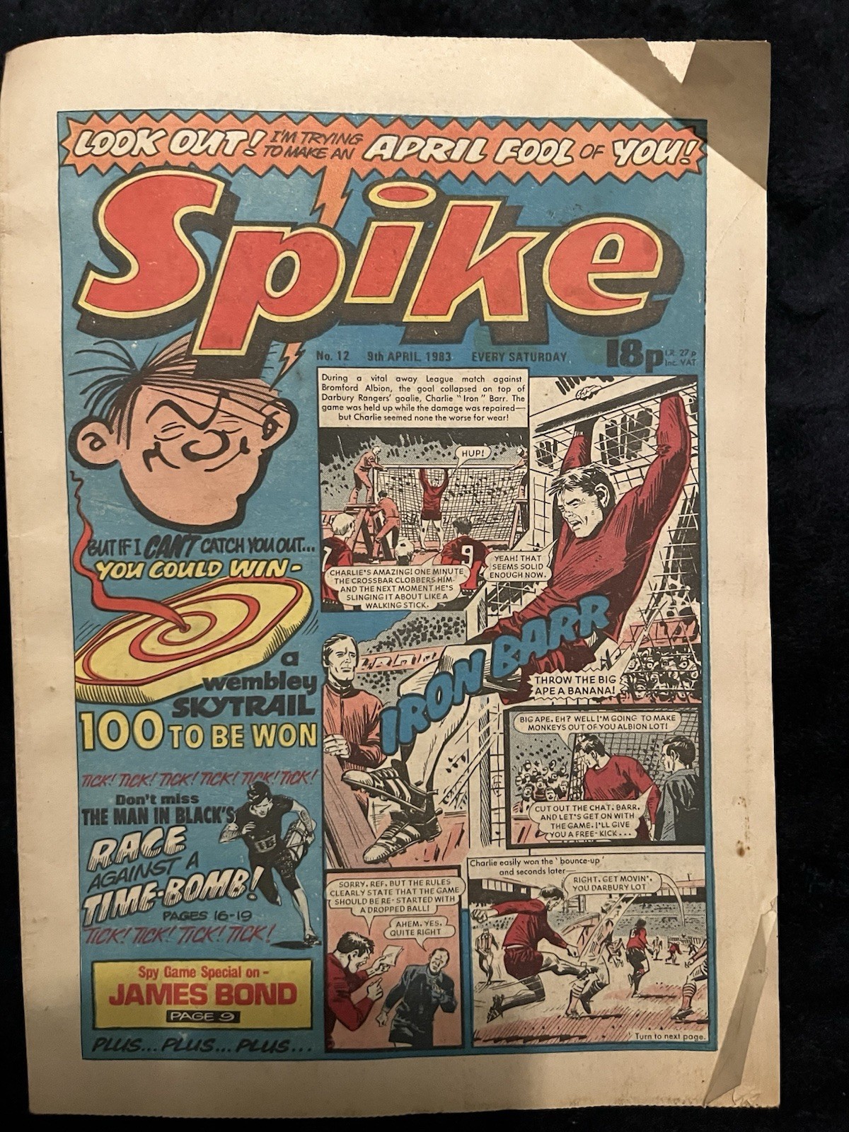 Spike Comic No# 12 9th April 1983 FN