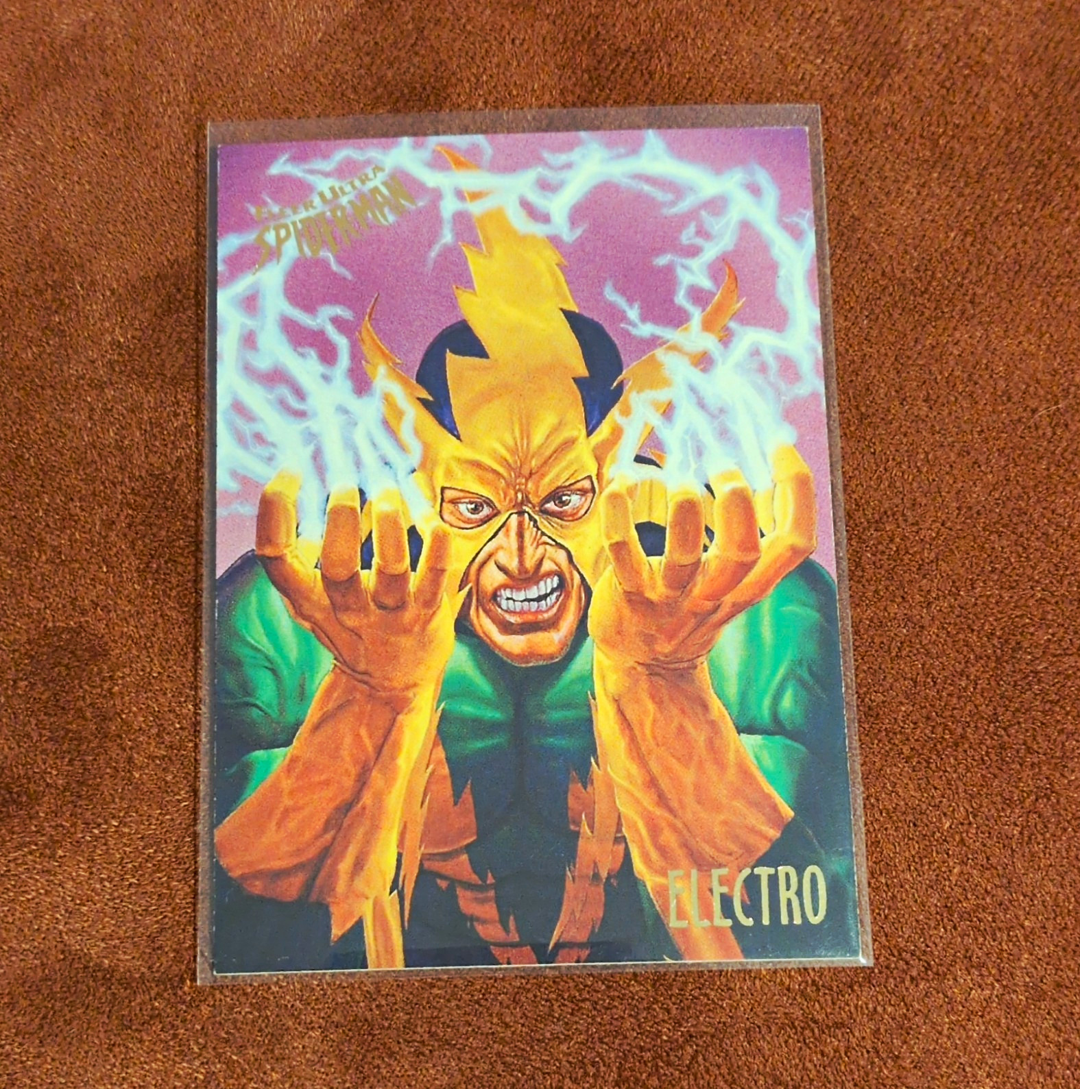 Fleer Ultra Marvel Spider-Man '95 Electro #27 Base Set Luis Perez 1995