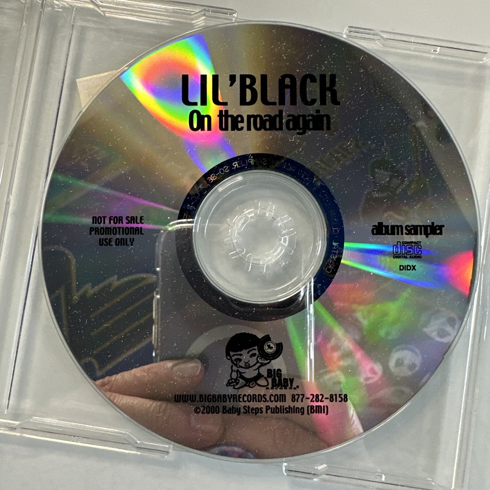 Lil Black On The Road Again CD Promo Single Disc Only