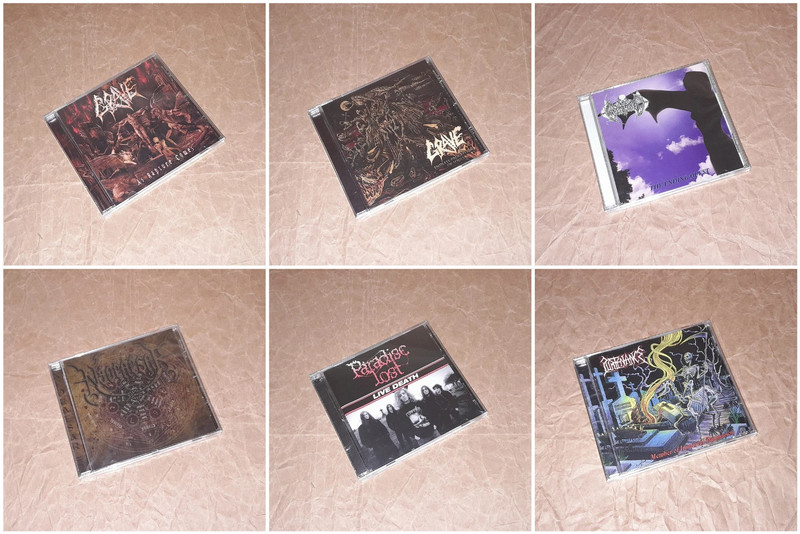 Lot 6 CDs to NLD : Grave x2 + Gorement + Neocaesar + Paradise Lost LD + Purtenance MoID