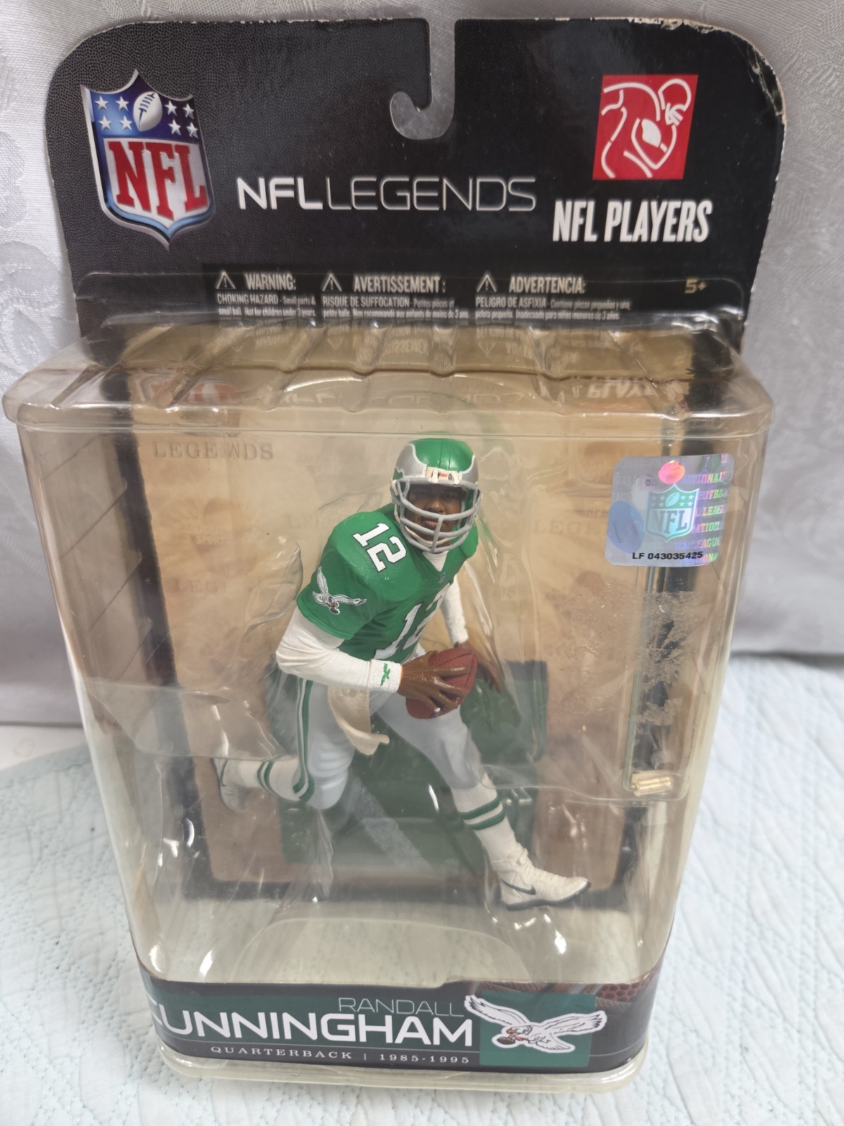 McFARLANE NFL LEGENDS PHILADELPHIA EAGLES RANDALL CUNNINGHAM FIGURE SERIES 5