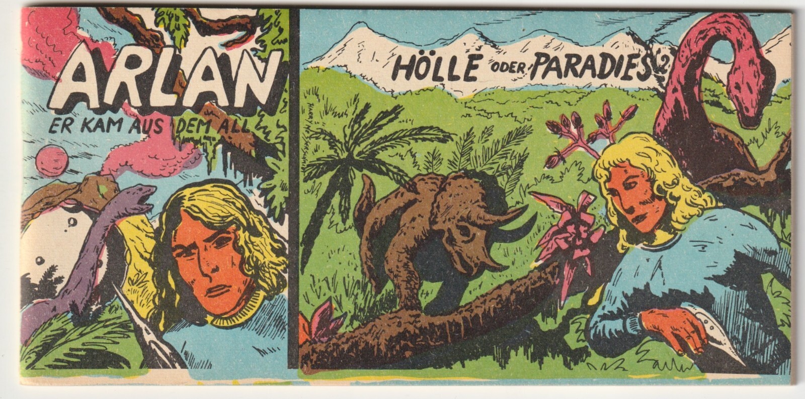 ✪ ARLAN È VENUTO DALLO SPAZIO - Inferno o Paradiso Gancio Lungo PICCOLO-COMIC TOP Z1