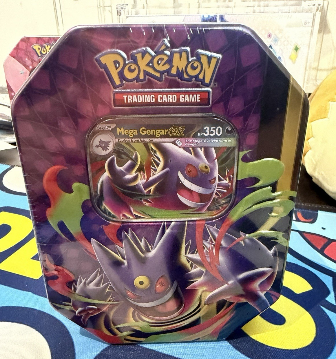 Pokémon TCG Mega Moonlit Tin Mega Gengar-EX Metal Tin Sealed English 6+